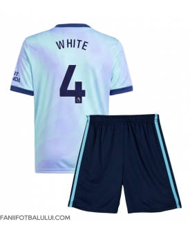 Arsenal Ben White #4 Echipament de Fotbal Replică 2024-25 Copii Treilea (+ Șorturi)